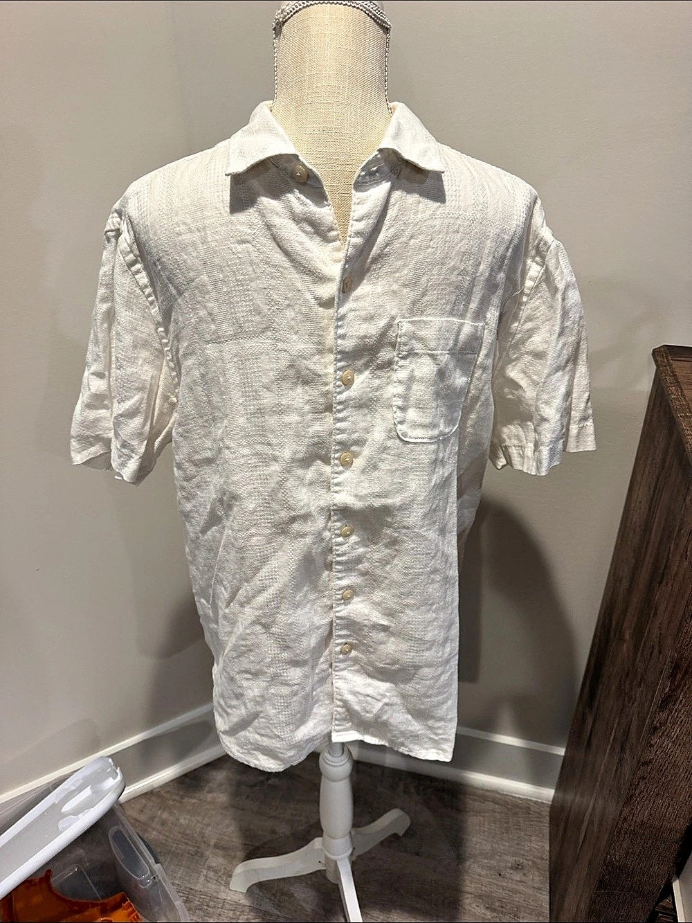 Tommy Bahama Linen Short Sleeve Shirt Medium